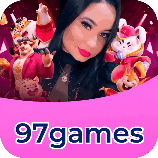 Interface do aplicativo 97games mostrando jogos disponíveis no iOS e Android